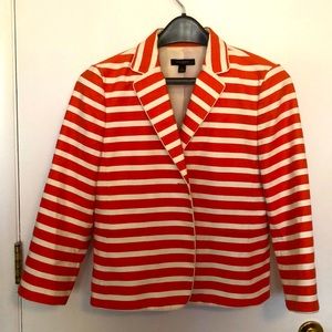 Size 6, Coral Ann Taylor, stripped blazer!